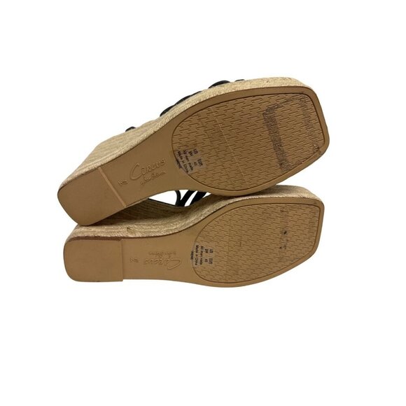 NEW Circus NY Sam Edelman Women's Sandals Wedge Black Platform Shoes Size 9 - Picture 7 of 8